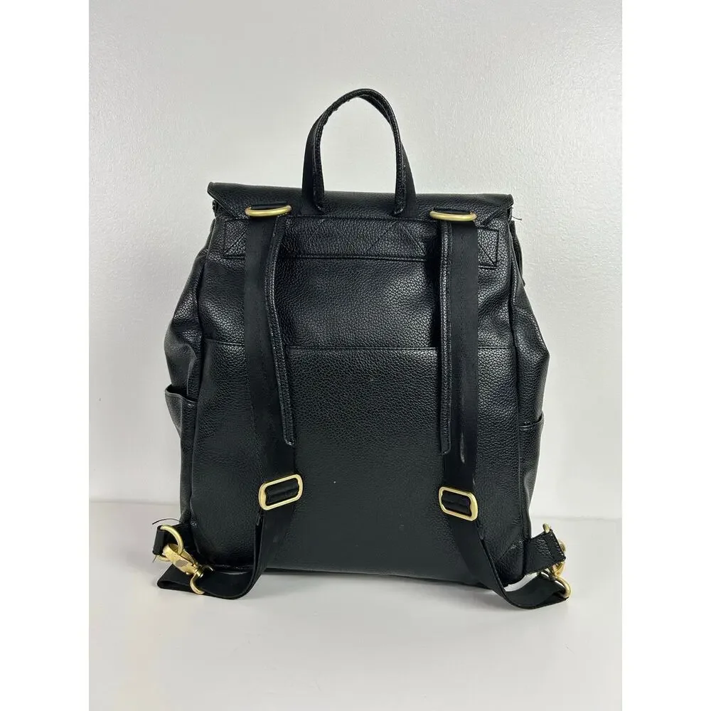 Freshly Picked Classic Diaper Bag Backpack Ebony Black